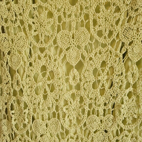 House of Harlow 1960 Lace Maxi Dress in Light Green - Picture 3 of 6